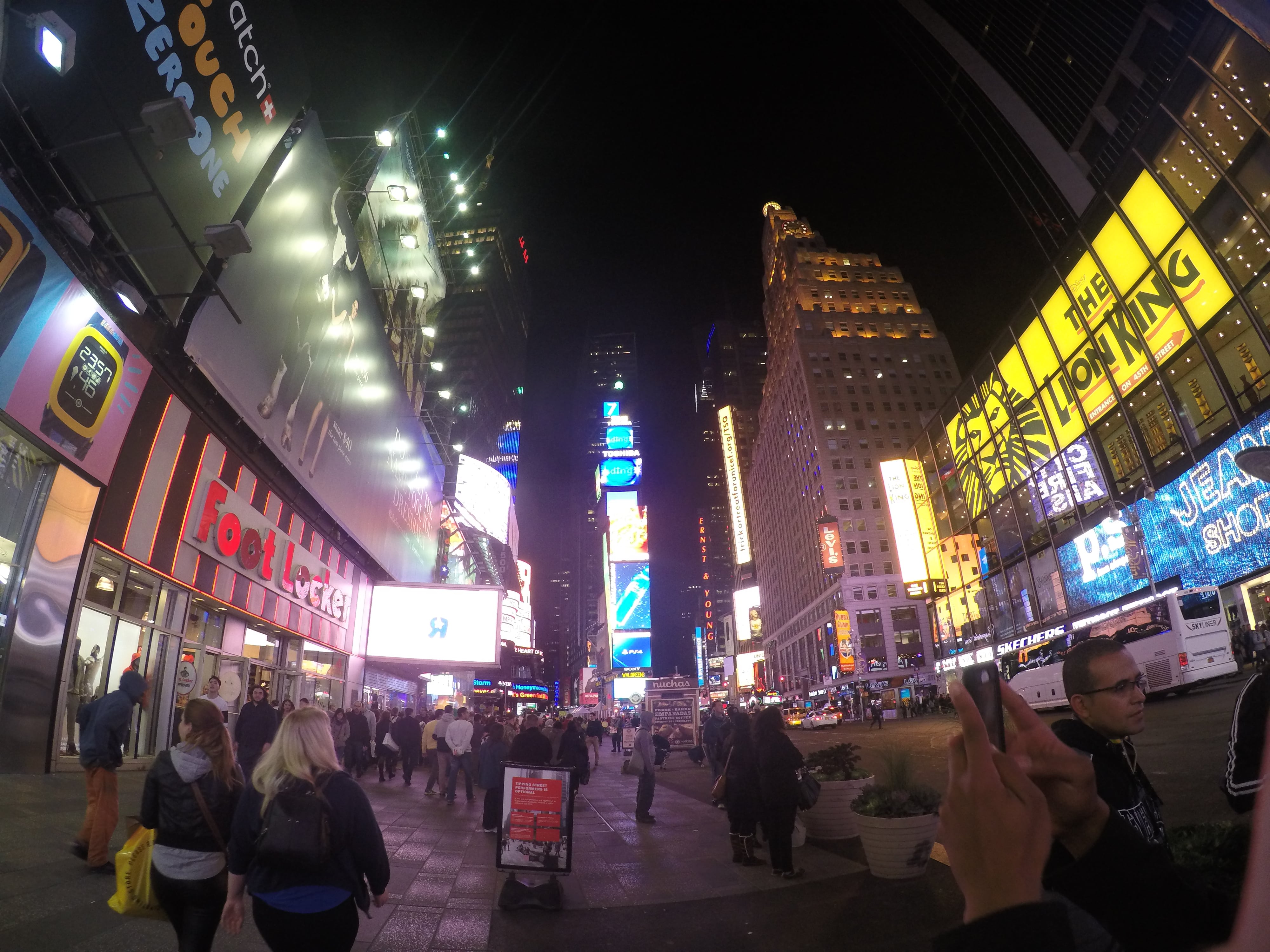 Times Square New York City at night